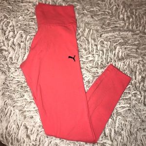 Pink Puma Leggings Medium